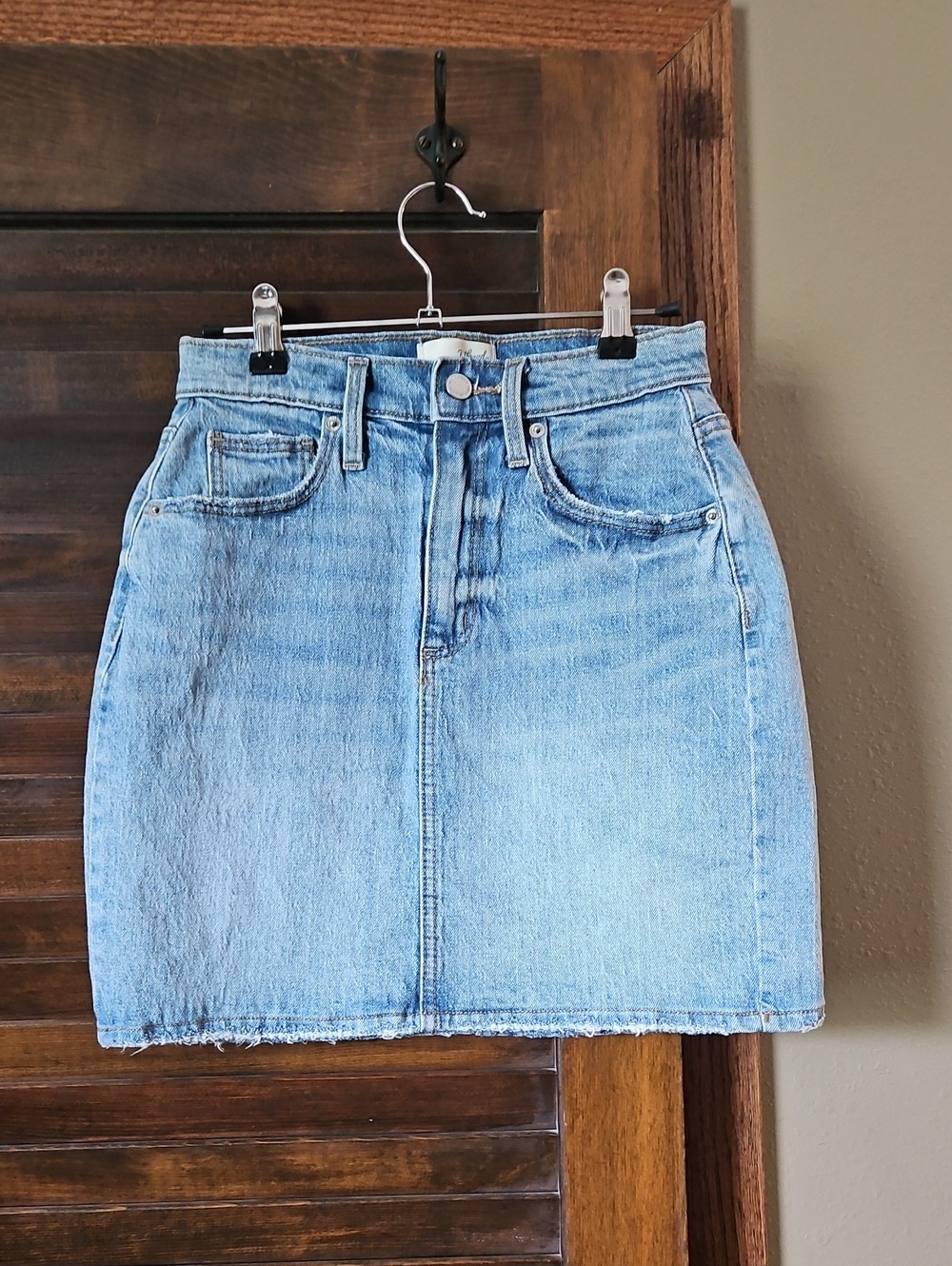 Universal Thread Light Blue Denim Mini Skirt